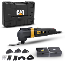 Cat DX49.1 Çok Amaçlı Kesme Raspalama ve Zımpara + 14 Adet Aksesuar