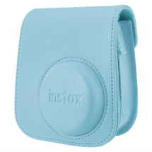 Fujifilm Instax Mini 12 Pastel Blue Deri Çanta