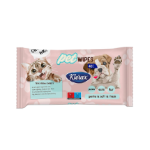 Klerax Evcil Hayvanlar İçin 40'lı X 5 Adet Islak Mendil