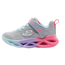 Skechers 167388 Twisty Brights - Color Radiant Gümüş/Çoklu  Kız Çocuk Ayakkabı