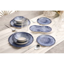 Noble Life N25005 Ocean 27 Parça 6 Kişilik Porselen Yemek Takımı