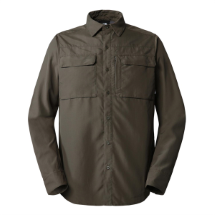 The North Face M L/S Sequoia Shirt NF0A4T1821L1 Zeytin Yeşili  Erkek Gömlek
