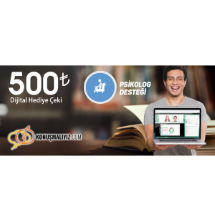 Konuşmalıyız.com 500 TL Psikolog Hizmeti Dijital Hediye Çeki