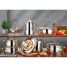 Polo Chef 118ÇCG Çelik 18 Parça  Çeyiz Seti