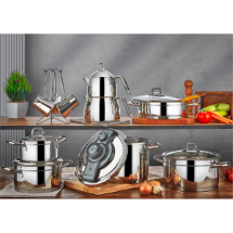 Polo Chef 118ÇCS Çelik 18 Parça  Çeyiz Seti