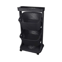 Cosiness CS4701 İki Katlı Tekerlekli  Sebzelik & Meyvelik Organizer