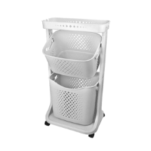 Cosiness CS4803 İki Katlı Tekerlekli  Sebzelik & Meyvelik Organizer