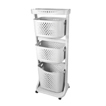 Cosiness CS5003 Üç Katlı Tekerlekli  Sebzelik & Meyvelik Organizer