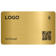 Trowas Metal Altın Dijital Kartvizit