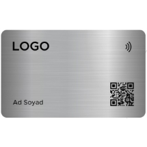 Trowas Metal Gümüş Dijital Kartvizit