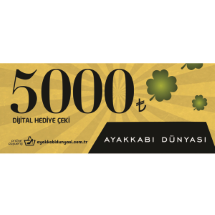 Ayakkabı Dünyası 5000 TL Dijital Hediye Çeki