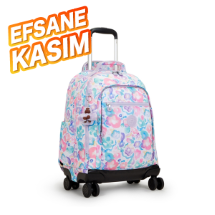 Kipling New Zea Aqua Flowers L Sırt Çantası