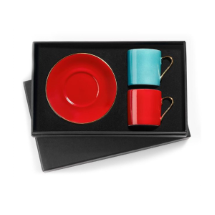 Selamlique STCC0181 2'li Ege  Fincan Seti