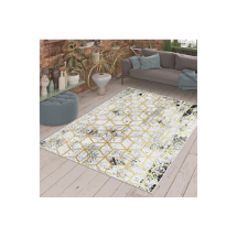 Homeilla  Kaymaz Taban Petek Gold Krem  Dijital Baskılı Halı