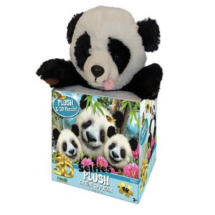 Prime 3D Panda Peluş ve Selfie 48 Parça Puzzle