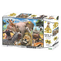 Prime 3D Afrika Selfie 500 Parça Yetişkin Puzzle 