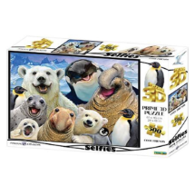 Prime 3D Kutup Hayvanları Selfie 500 Parça Yetişkin Puzzle 