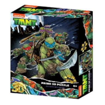 Prime 3D Ninja Kaplumbağalar 500 Parça Yetişkin Puzzle 