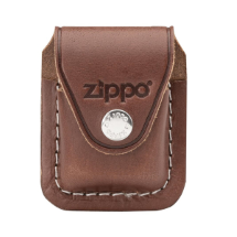 Zippo LPCB Deri Kahve Metal Çakmak Taşıma Kılıfı