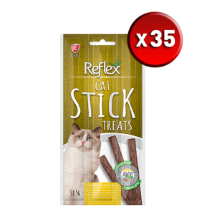 Reflex Plus Hindi ve Kuzulu 3 x 35 Adet Kedi Ödül Çubuğu