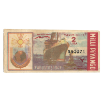 Milli Piyango Bileti    7 Ağustos 1947 (Y)