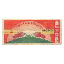 Milli Piyango Bileti    7 Nisan 1947 (Y)