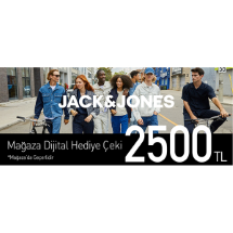 Jack&Jones 2500 TL Mağaza Dijital Hediye Çeki