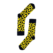 The Socks Company Çark Desenli 41-45 Beden Erkek Soket Çorap