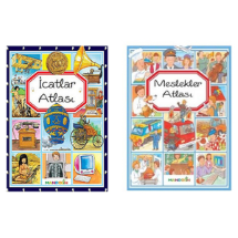 Mandolin İcatlar Atlası + Meslekler Atlası Kitap Seti