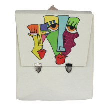 Farilya Tasarım FR0919 İki Surat Baskılı Keçe Sırt Çantası 