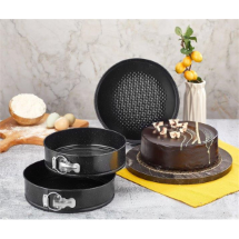 Polo Chef KEK103-KKS Kelepçeli 3'lü Set Kek Kalıbı