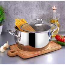 Polo Chef ÇT124-PRD Çelik 24 Cm Derin Güveç Tencere