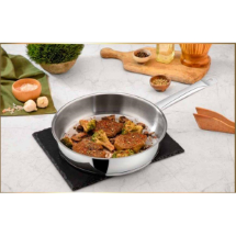 Polo Chef ÇT124-PÇT Çelik 24 Cm  Tava