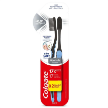 Colgate 17X Slım Soft Siyah 1+1 Diş Fırçası