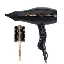 Ventoso V5 Exclusive İyonik Nero  + Ahşap Fön Fırçası Saç Kurutma Makinesi