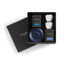 Selamlique STC77078 Türk Kahvesi ve Lacivert Fincan Seti