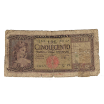 İtalya Liresi   500 Lre