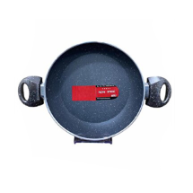 Keeplondon KLKCH596 Kitchen Ephesus Serisi Granit 4mm 24cm Çift Kulplu Yanmaz Yapışmaz Sahan