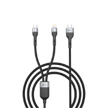 İxtech IX-UC018 İkisi Bir Arada Lighting Type-C Şarj ve Data Kablosu