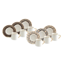 Lotus Galata Porselen 6 Kişilik Fincan Takımı