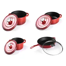 Lotus 7 Parça Döküm  Tencere Seti