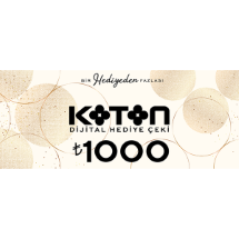 Koton 1000 TL Dijital Hediye Çeki