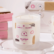 Candle And Friends No.8 Royal Rose Large 320gr. Cam Mum