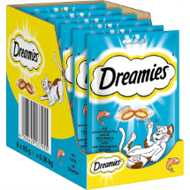 Dreamies Somon Balıklı Kedi Ödülü 6x60 Gr. Kedi Ödülü Maması