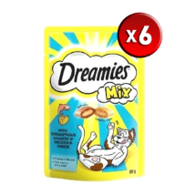 Dreamies Mix Somonlu ve Peynirli 60 gr 6'lı Kedi Ödülü