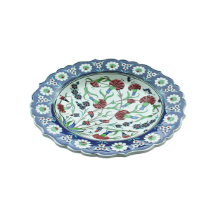 Büyük  Kütahya Çini Tabak      