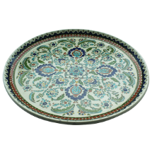 Büyük  Kütahya Çini Tabak      