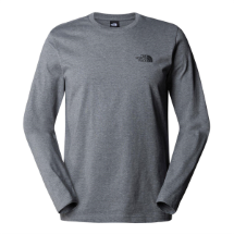 The North Face M L/S Simple Dome Tee NF0A87QNDYY1 Gri  T-Shirt