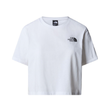 The North Face W Simple Dome Cropped Slim Tee NF0A87U4FN41 Beyaz  T-Shirt