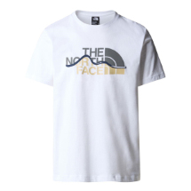 The North Face M S/S Mountain Line Tee NF0A87NTFN41 Beyaz  T-Shirt
